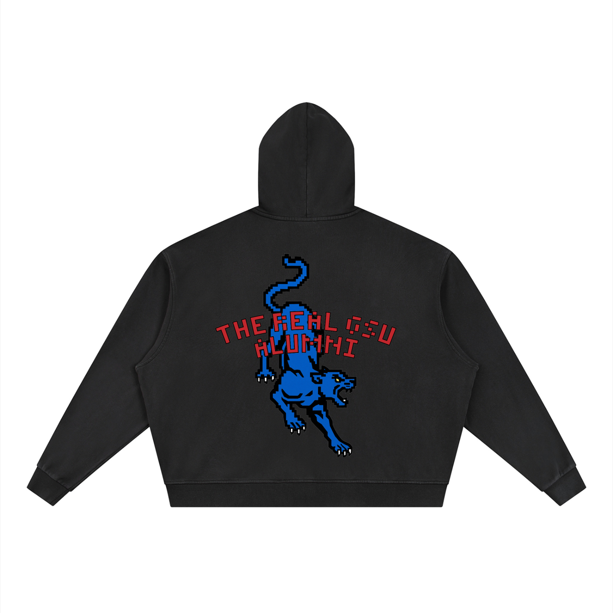 The Real GSU Double Zip Boxy Hoodie (Unisex)